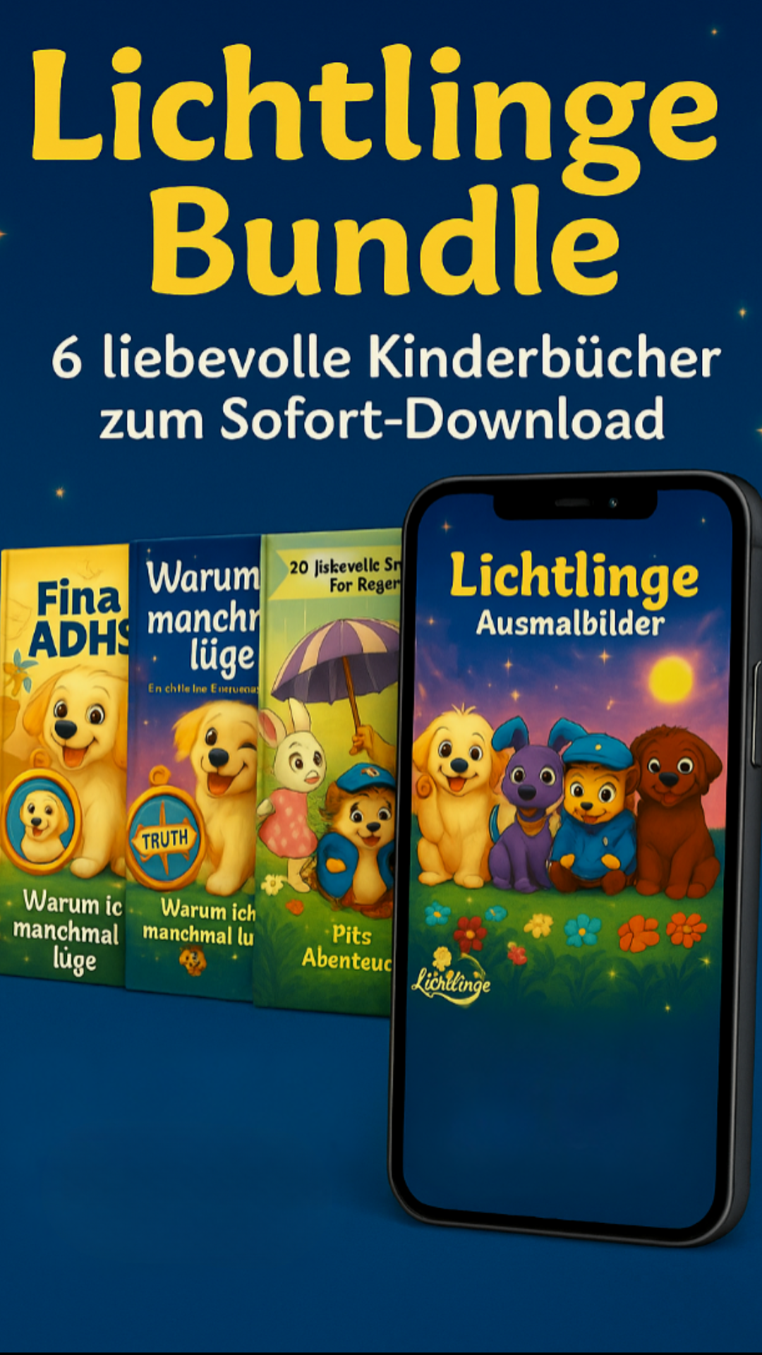 🎁 Lichtlinge Bundle – 6 PDF-Schätze für wilde Tage & große Gefühle!